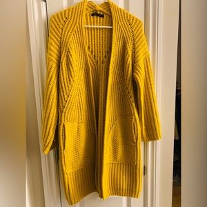 Yellow Knitting Cardigan Sweater ( Peña House Brand)